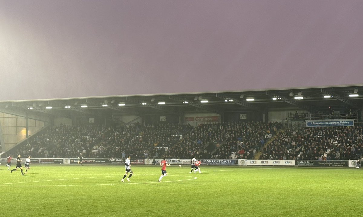 Purple sky, a missed penalty and a flat performance. St Mirren 0 Ross County 0 att 6,142 (190 away).