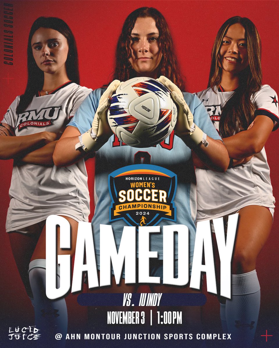 RMU Women's Soccer (@rmuwsoccer) on Twitter photo PLAYOFF GAMEDAY 😎
🆚: IU Indy
⏰: 1:00 PM
🏟️: <a href="/AHNMontourSC/">AHN Montour Sports Complex</a>
📺: ESPN+
#BobbyMo #HLWSOC PLAYOFF GAMEDAY 😎
🆚: IU Indy
⏰: 1:00 PM
🏟️: <a href="/AHNMontourSC/">AHN Montour Sports Complex</a>
📺: ESPN+
#BobbyMo #HLWSOC