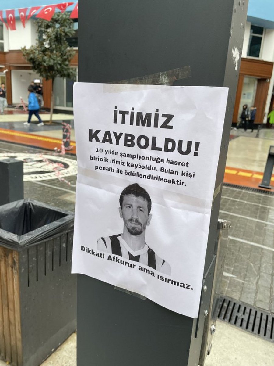 Bir Trabzonspor taraftarı, kayıp ilanı verdi.