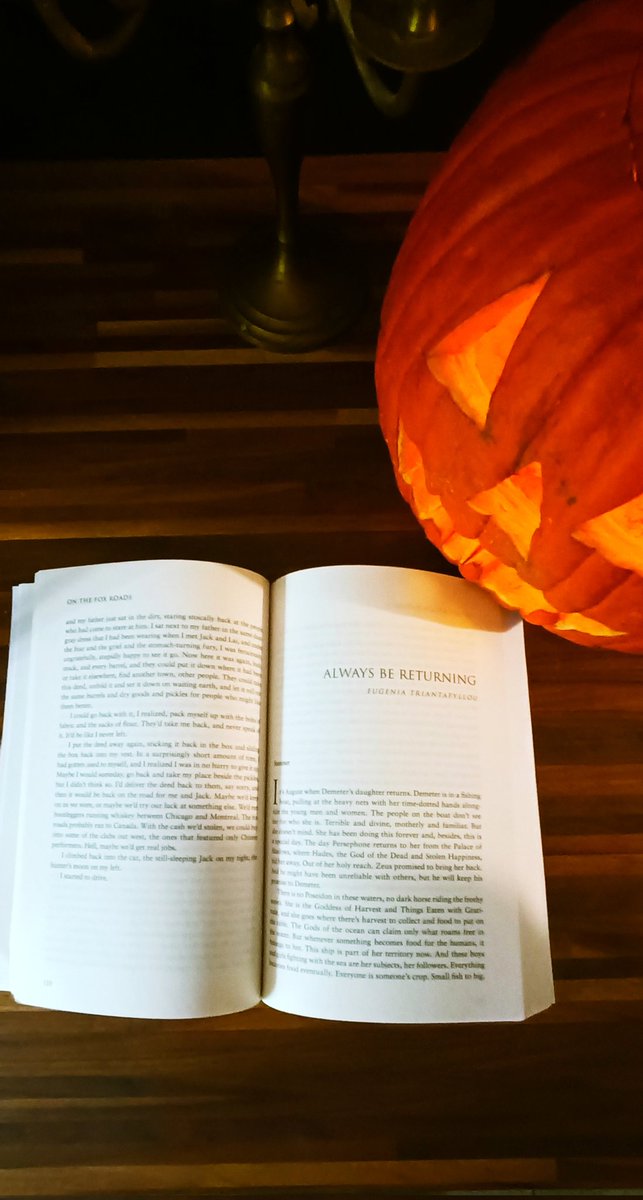 My copy of the Year's Best Fantasy is here! It contains my Demeter -Persephone story "Always Be Returning" alongside amazing works. Thank you so much to Paula Guran for choosing this one. 
Pumpkin is excited!

simonandschuster.com/books/The-Year…