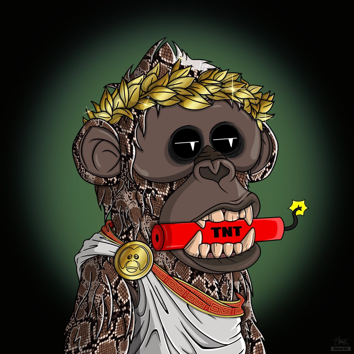 Absurd Apes (1%) tweet media