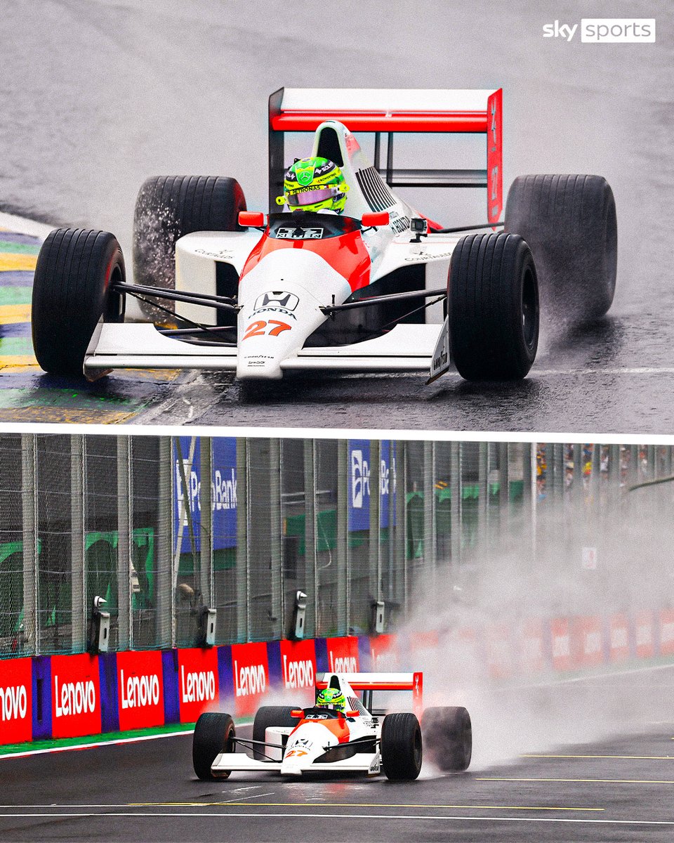 One car, endless legacy ❤️

Lewis Hamilton drives Ayrton Senna's 1990 title winning car.