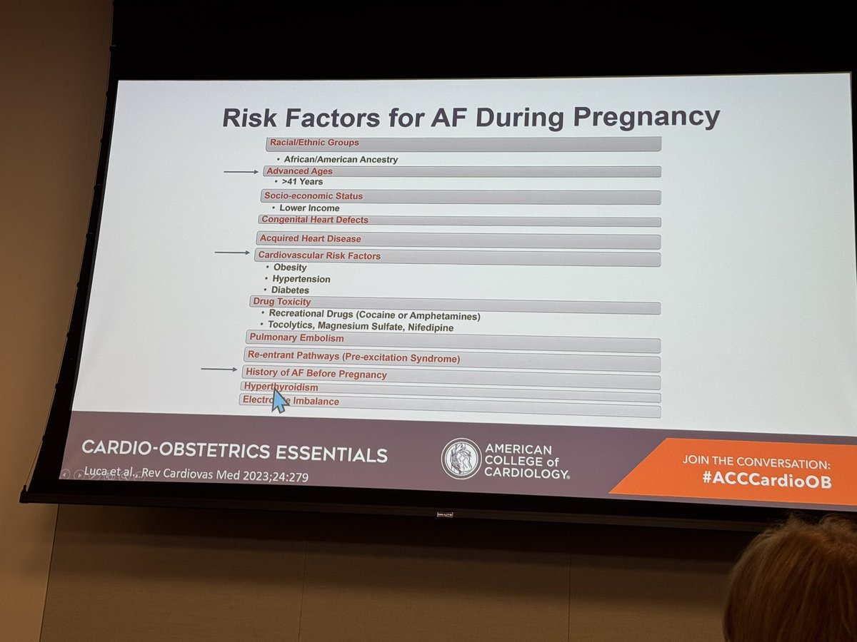 Sabha Bhatti MD (@sabhabhatti) on Twitter photo <a href="/AndreaRussoEP/">Andrea Russo</a> discussing afib in 🤰#CardioObstetrics #ACCCardioOB
<a href="/CardioOb/">Cardio-Obstetrics</a> <a href="/nataliebello9/">Natalie Bello MD MPH</a> <a href="/drladyheart/">Deirdre J. Mattina</a> <a href="/AndreaRussoEP/">Andrea Russo</a> discussing afib in 🤰#CardioObstetrics #ACCCardioOB
<a href="/CardioOb/">Cardio-Obstetrics</a> <a href="/nataliebello9/">Natalie Bello MD MPH</a> <a href="/drladyheart/">Deirdre J. Mattina</a>