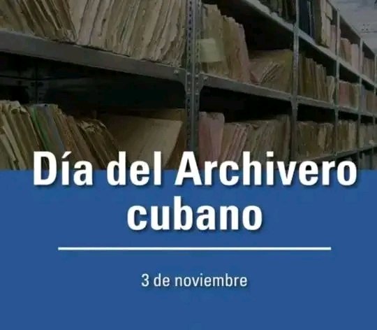 En el Día del Archivero cubano, felicitamos a todos los que desempeñan esta noble y consagrada labor, imprescindible para preservar la #MemoriaHistórica de la Patria y  para construir el presente y el futuro de #Cuba. Un abrazo desde <a href="/citmacuba/">Ministerio de Ciencia, Tecnología y Medio Ambiente</a> !