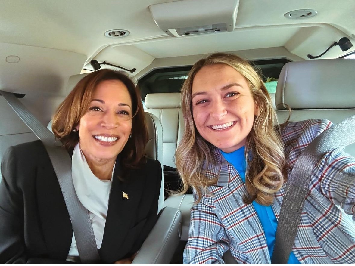 work4democracy's tweet photo. These two have been close to flawless for the past few months. Much respect, @KamalaHarris @abreezeclayton https://t.co/ZlCX5cbaK0