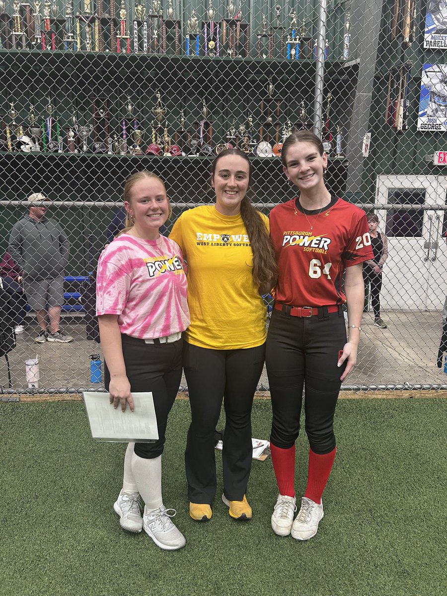 Rebecca Davis (@rebeccadavis64) on Twitter photo Coach Vasko ran another great camp yesterday. I was thrilled to experience it with another <a href="/PittsburghPower/">Pittsburgh Power Softball</a> player! Thank you to all of the coaches that came out! <a href="/billvasko/">Bill Vasko</a> <a href="/Pitt_SB/">Pitt Softball</a> <a href="/SRU_Softball/">Slippery Rock Softball</a> <a href="/WLU_Softball/">West Liberty Softball</a> <a href="/FairmontStateSB/">Fairmont State Softball</a> <a href="/SHUgriffinsSB/">Seton Hill Softball</a> Coach Vasko ran another great camp yesterday. I was thrilled to experience it with another <a href="/PittsburghPower/">Pittsburgh Power Softball</a> player! Thank you to all of the coaches that came out! <a href="/billvasko/">Bill Vasko</a> <a href="/Pitt_SB/">Pitt Softball</a> <a href="/SRU_Softball/">Slippery Rock Softball</a> <a href="/WLU_Softball/">West Liberty Softball</a> <a href="/FairmontStateSB/">Fairmont State Softball</a> <a href="/SHUgriffinsSB/">Seton Hill Softball</a>