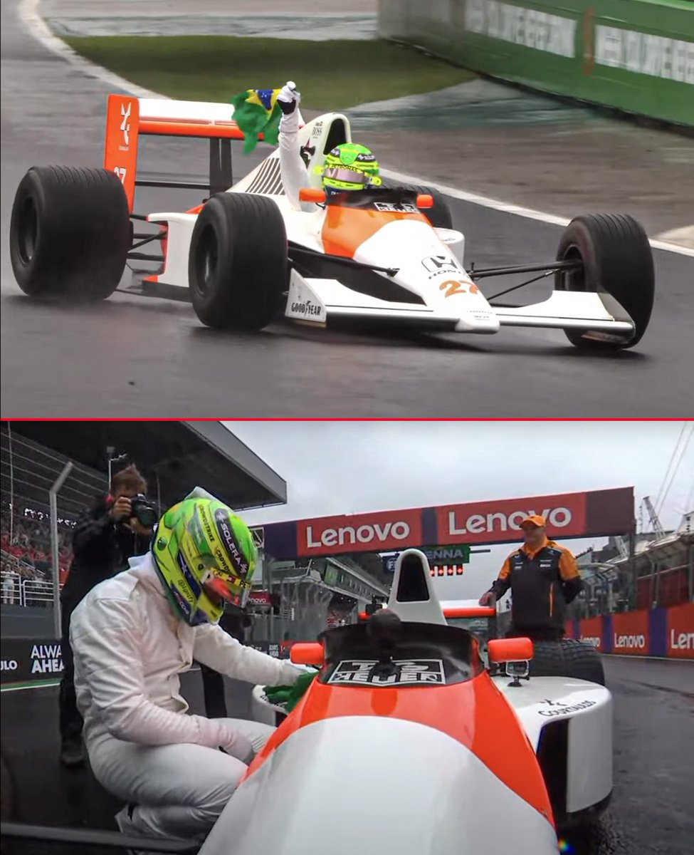 autosport's tweet image. Lewis Hamilton: "I hope Senna can be proud. This was the greatest honour of my career" 💛💚