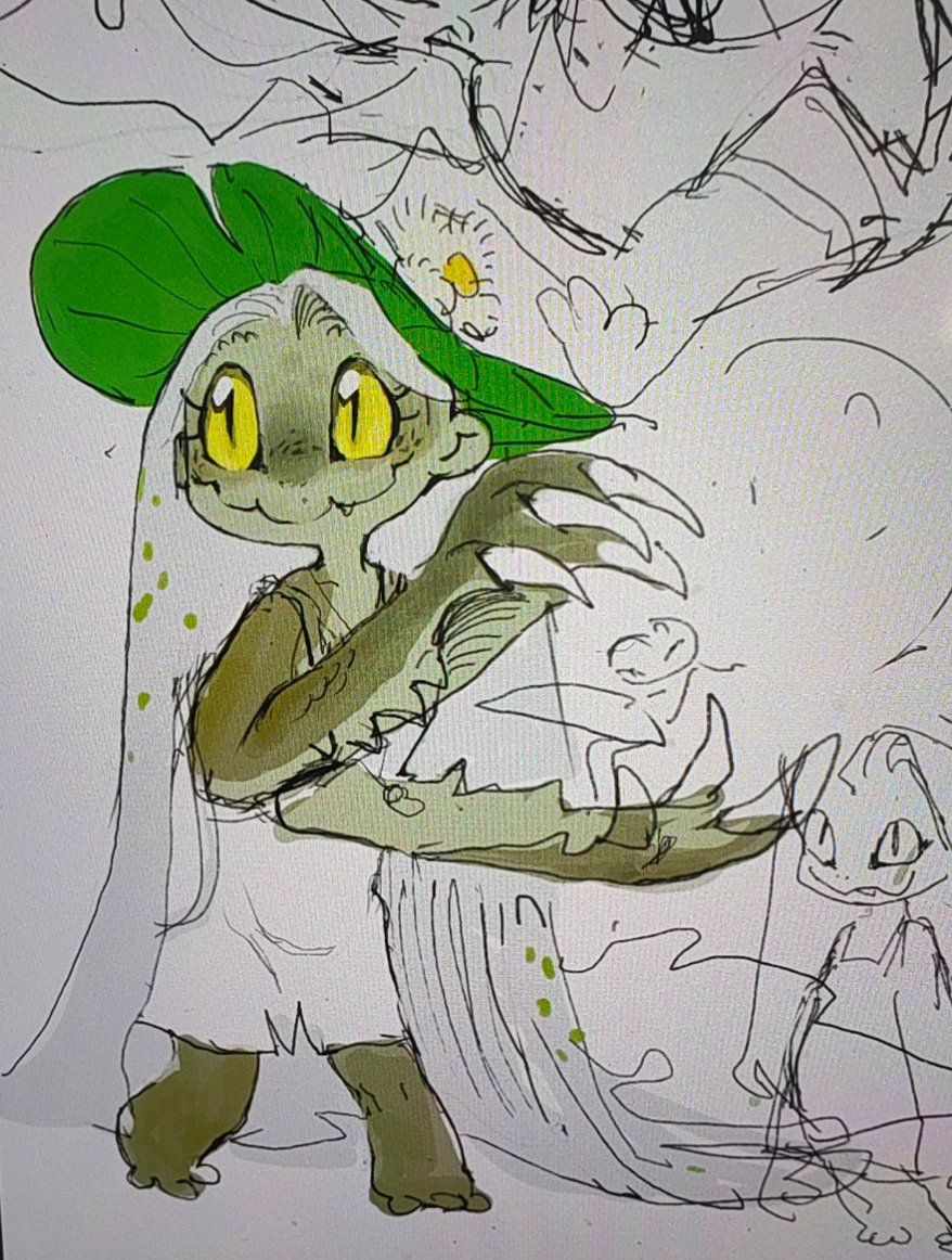 「Swamp Princess 」|yogin幺菁のイラスト