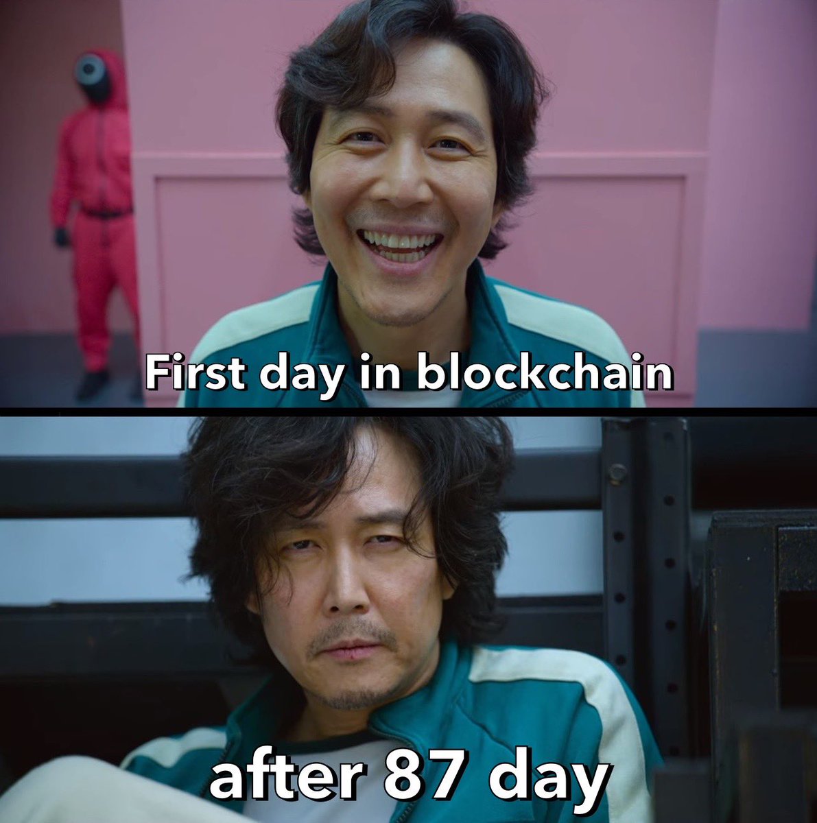 BadMemeMaster's tweet photo. 嘻嘻不嘻嘻🙂☹️
從一根新鮮韭菜變老韭菜
#BlockChain #Crypto #Web3 #MEME #memecoin #PVP #PUMP #Scam #Short #Long #ForcedLiquidation #lol https://t.co/y0X1r9A8vQ