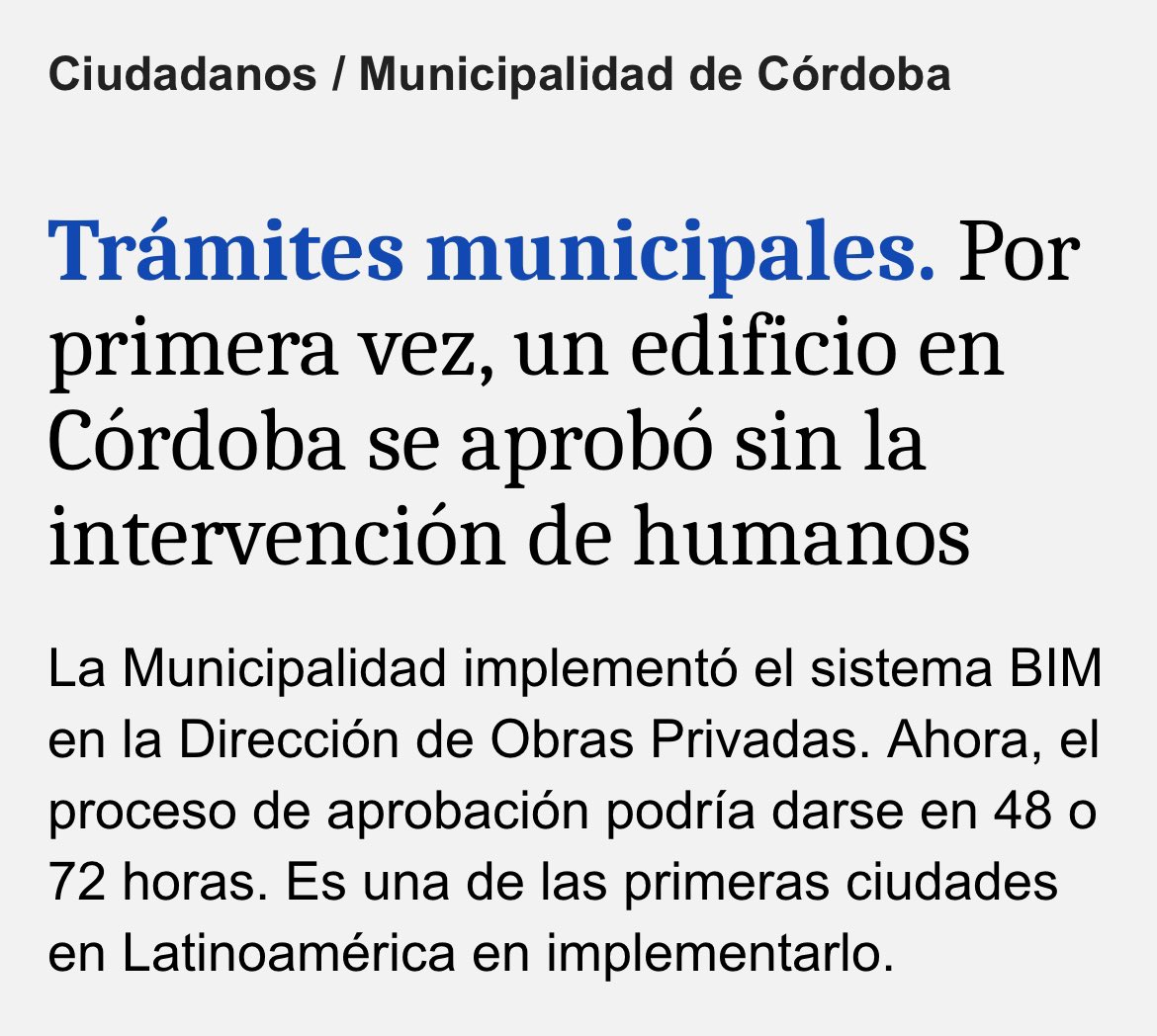 La claridad de <a href="/MartinLlaryora/">Martín Llaryora</a> y <a href="/PasseriniOk/">Daniel Passerini</a> sobre el rumbo de la ciudad, más un tremendo equipo técnico/político y el apoyo del sector privado, traen resultados que impulsan la competitividad de #CórdobaCapital.
