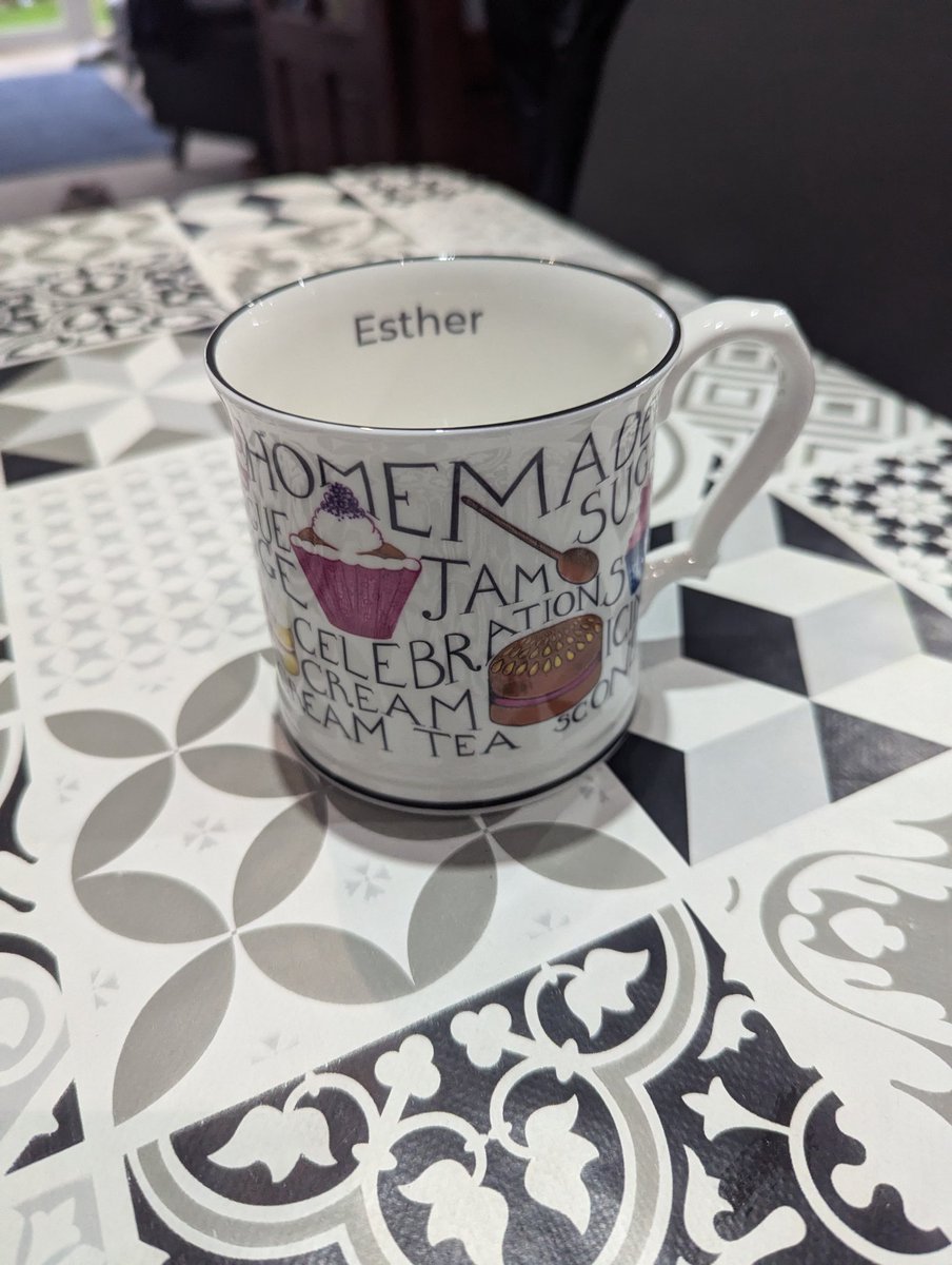 Just got back from holiday and my #gbbotwitterbakealong prize has arrived! I will enjoy a cup of tea in it once we've unpacked! Thank you <a href="/susanrosechina/">Susan Rose</a> it's beautiful