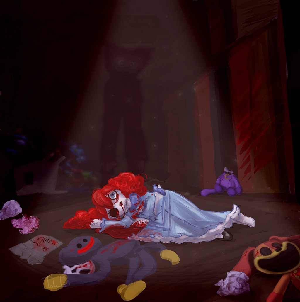 dgnpcnn's tweet photo. 😰While investigating the corridors of the corporation, you suddenly heard screams! And, running to them, you saw a terrible picture
❓ What happened here?!
-----
Credit: @Rainbowbunny_Di
-----
#SmilingCritters
#NightmareCritters
#HalloweenCritters
#PPTEvent https://t.co/LwQCCskESJ
