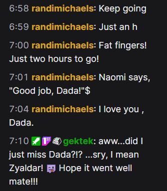 gektekRadio's tweet photo. I was oh so close to getting back to see you before it ended! Hope it went well @Zyaldar <3 https://t.co/Kk4ua5nfNj