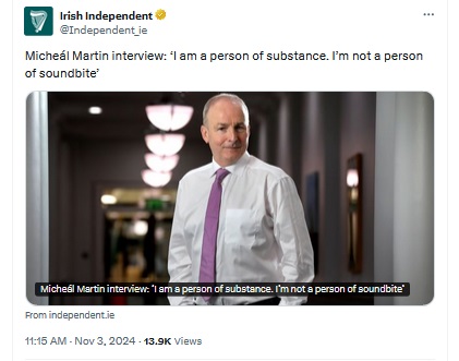 nwl88444048's tweet image. You'd never think Micheal Martin and his govt gave a €42m VAT windfall to the profitable national press sector, would you?

Belgian-based Mediahuis, which publishes Sindo, made €153m profits last year, of which ~€15m was from the Irish govt VAT windfall.

#paybacktime
