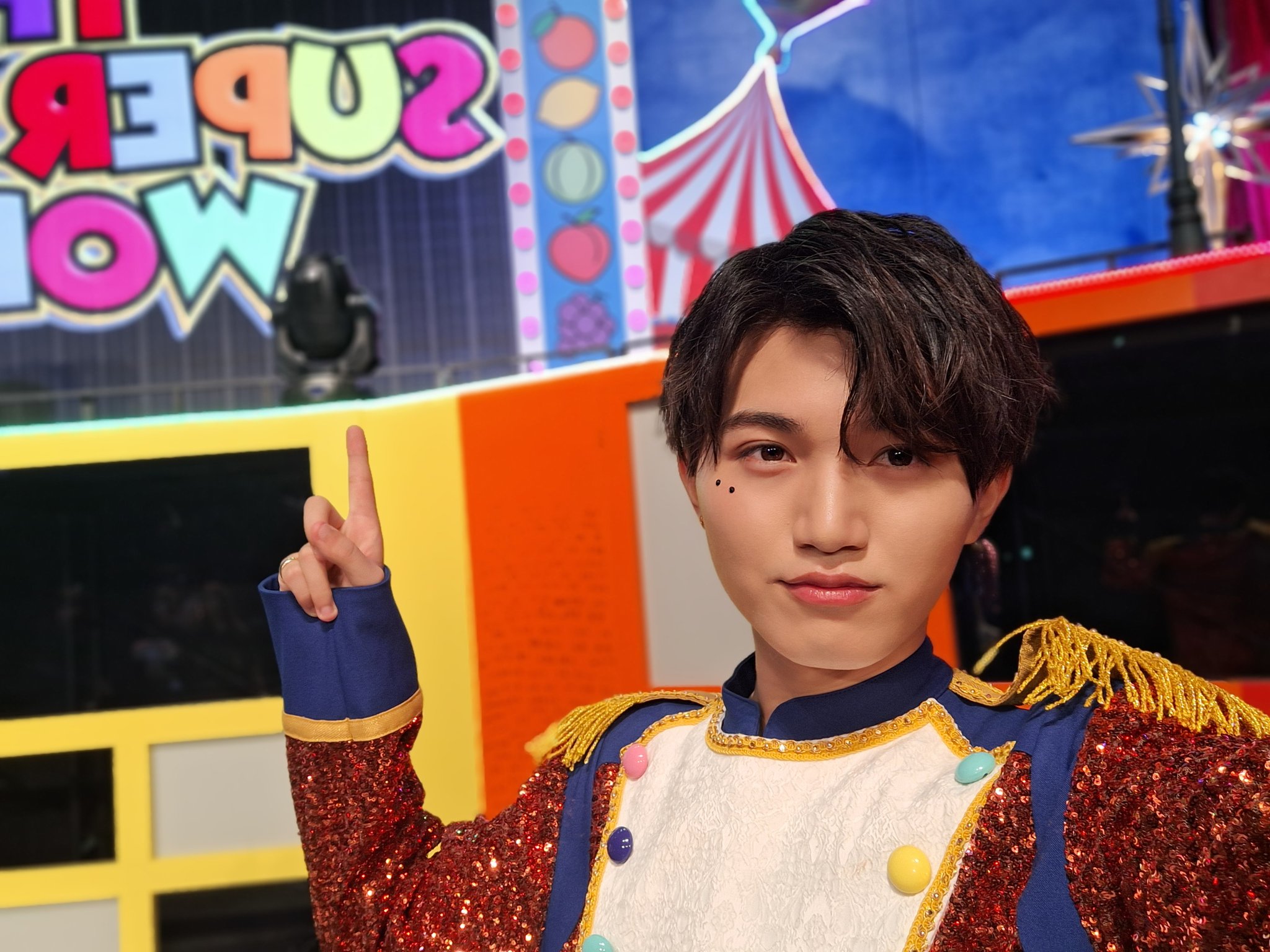 THE SUPER FRUIT スパフル 田倉暉久 うちわセット THE SUPER FRUIT(#スパフル) 自己紹介Q＆A】オレンジカラー