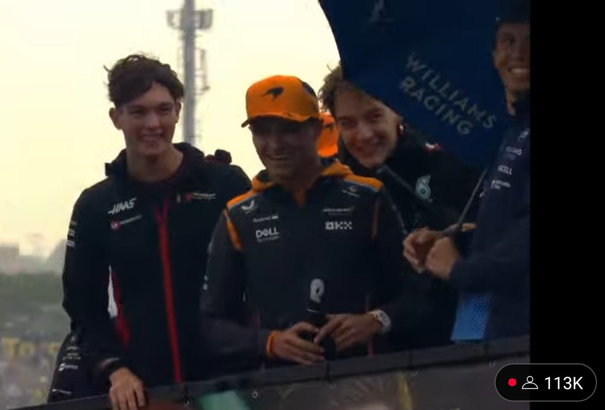 RossMidd's tweet image. Love the 2019 lads are taking care of the new kid. #BrazilGP #F1