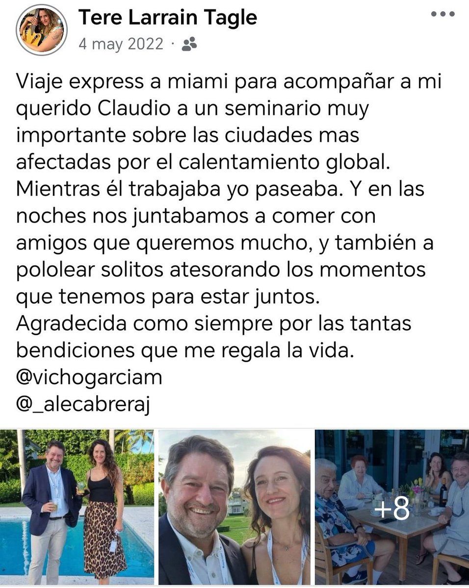 gordocomcl's tweet image. Interesante. ¿Habrá usado recursos públicos para acompañar a su marido a “trabajar”?