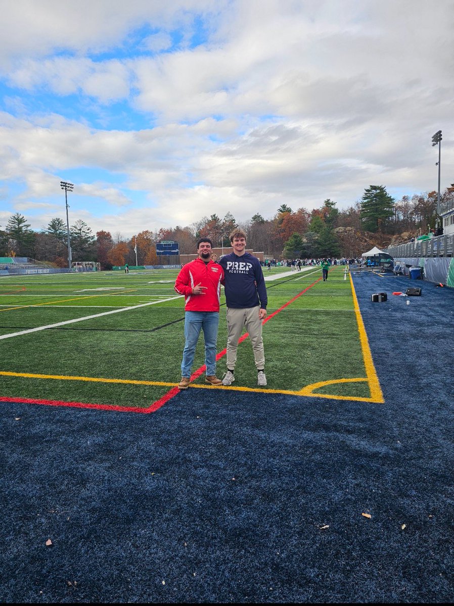 Thank you <a href="/EndicottFB/">Endicott College Football</a> and <a href="/CoachMcGonagle/">Paul McGonagle</a> for great game day experience. Great atmosphere and energy.