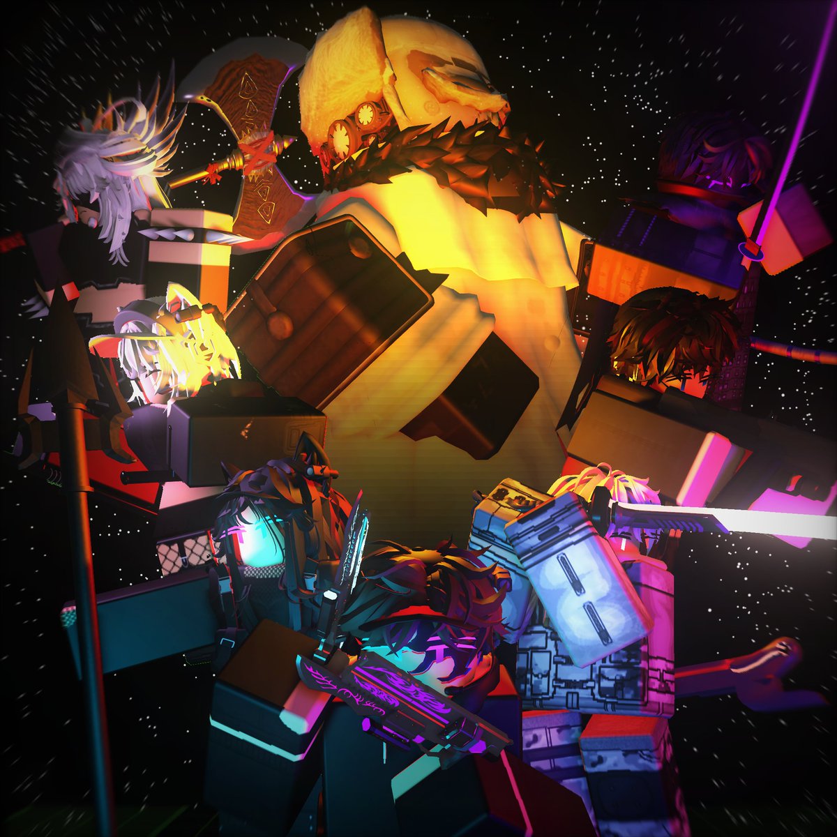 Made a render thing for an animation series by <a href="/StarFallzXIV/">StarFallzXVI</a> 
(Hi from Twitter)

It's very cool trust
Go join up the server for new and such:
discord.gg/SADxK4d8wW

#ROBLOX 
#robloxGFX