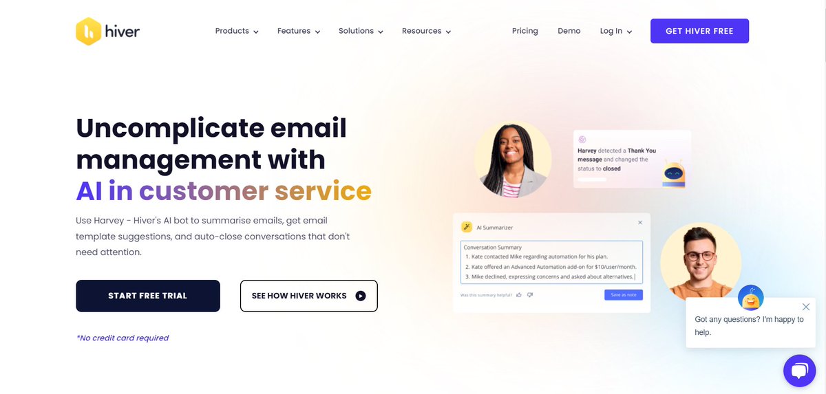 aiwikiweb's tweet image. Optimize your support with Hiver&apos;s Harvey!

1. Automate repetitive email responses
2. Summarize long emails for quick understanding
3. Auto-close resolved conversations
4. Integrate with your existing email platform

#AI #SupportTips #Efficiency