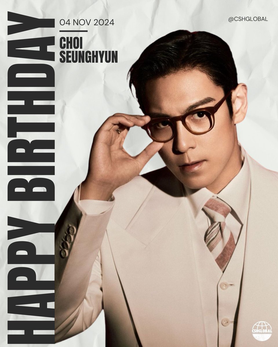 CSHGLOBAL's tweet photo. Happy birthday to Choi Seunghyun, thank you so much for giving us continuous music for the past years. We wish you the best and are so excited to see the actor version of you! 🤍

HAPPY CHOI SEUNGHYUN DAY
#CHEERSTOTTTOP
#CHOISEUNGHYUN #최승현 https://t.co/mJQbUpChSw
