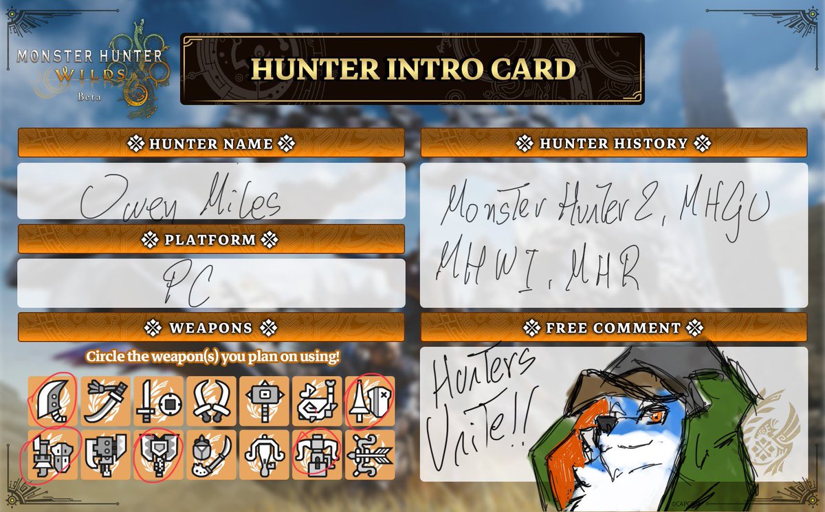 Fenriz278's tweet photo. #MonsterHunterWilds #huntersunite https://t.co/4uFhpmqAPp