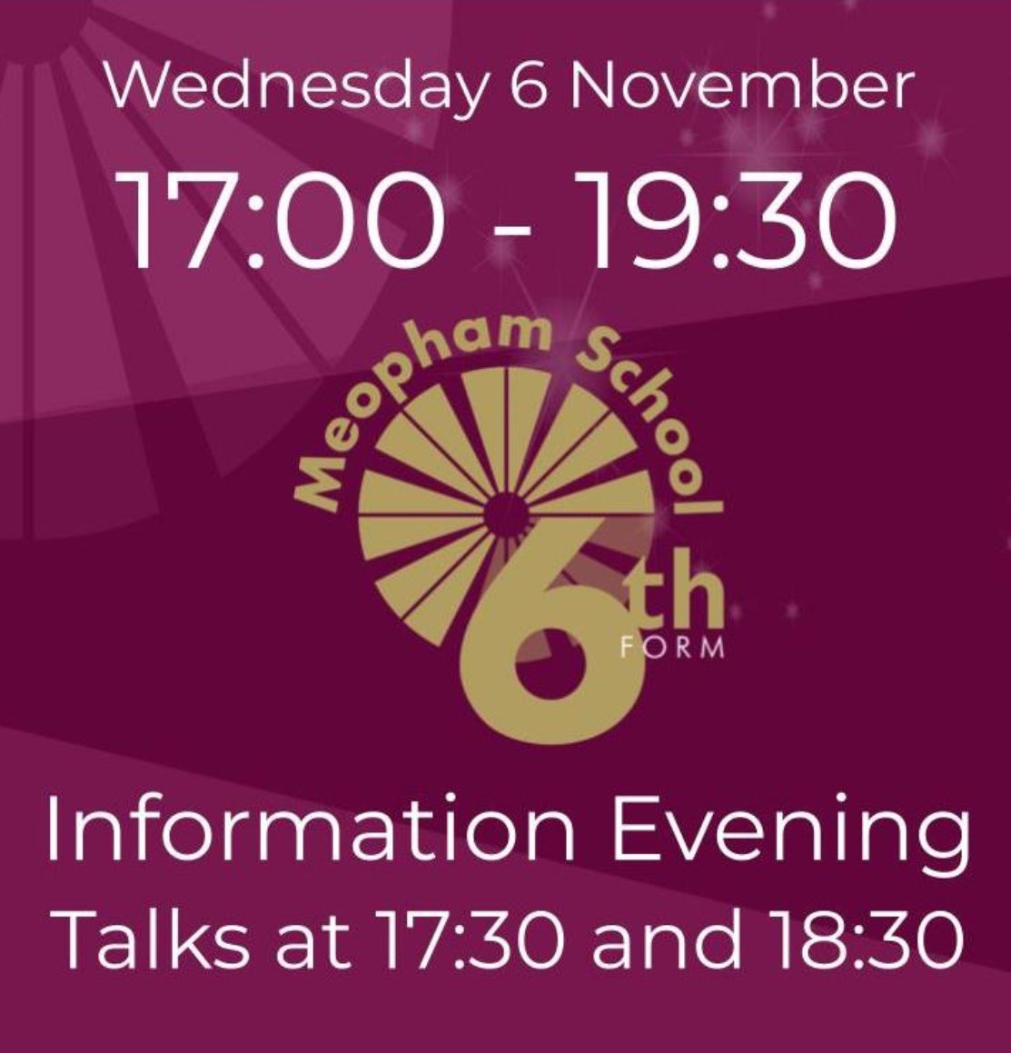 Our Sixth Form Open Evening is a great opportunity to discuss the post 16 options available at Meopham. No booking required. Drop in and discover more.