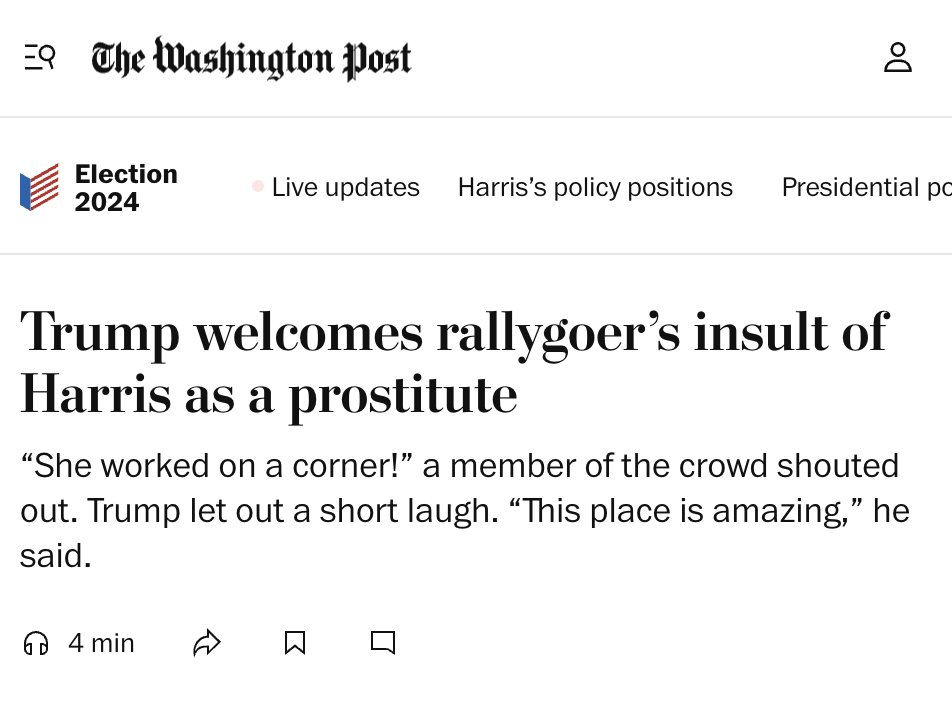 JuddLegum's tweet photo. Trump's closing argument to women https://t.co/LS8lp6Jhtj