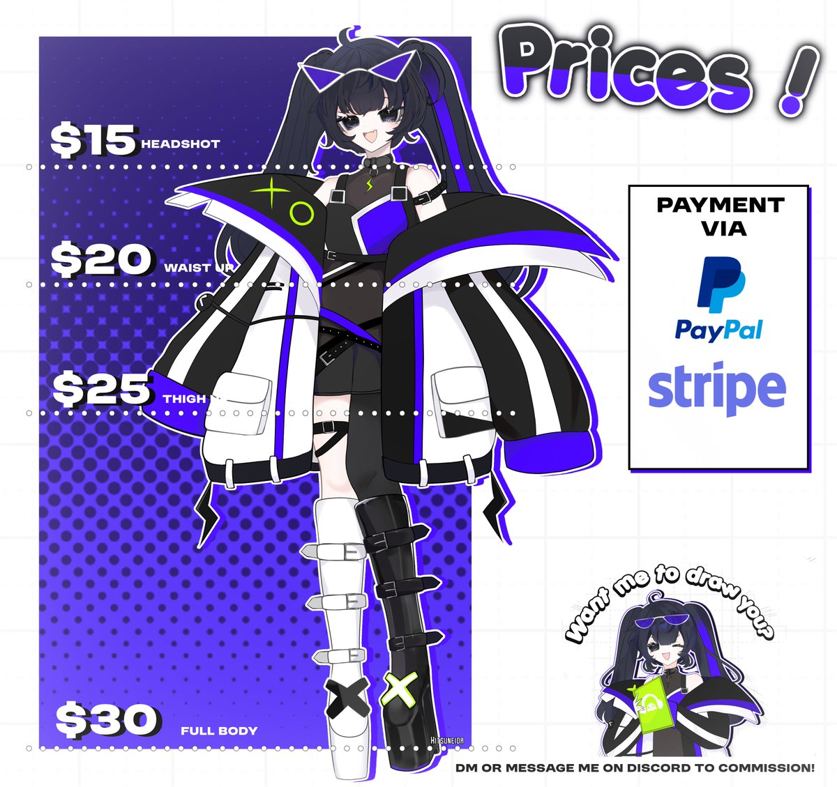 kitsuneida's tweet photo. (𝗖𝗼𝗺𝗺𝗶𝘀𝘀𝗶𝗼𝗻𝘀 𝗼𝗽𝗲𝗻)
Yipiee! My commissions are open! You can dm me or go to my vgen!
portfolio > https://t.co/v7zNLw2zzM
Vgen > https://t.co/hnhnpFiF2r
#commisopen #commission #commissions #commissionopen #commissionart #commissionsart #Vtuber #characterdesign https://t.co/PBJhPyhMEA