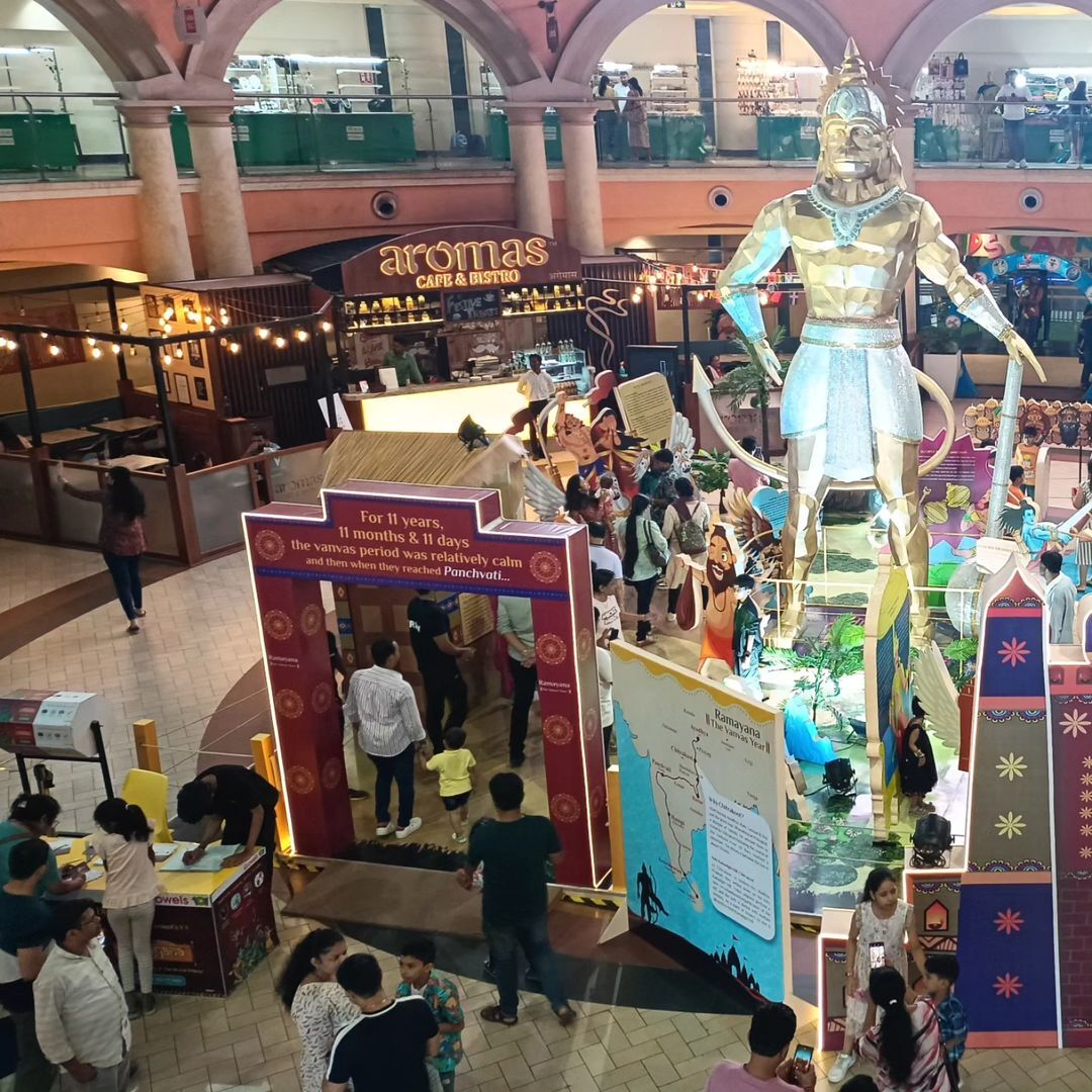Experience the Ramayana at Growel’s 101 Mall! 🛕✨

Explore our Story Trail with epic displays, perfect for all ages. This festive season, shop for ₹5000+ &amp; get a chance to win Diamond Jewellery, an Int. Holiday, Home Appliances &amp; more!

Valid till 17th Nov’24. 

T&amp;C apply.