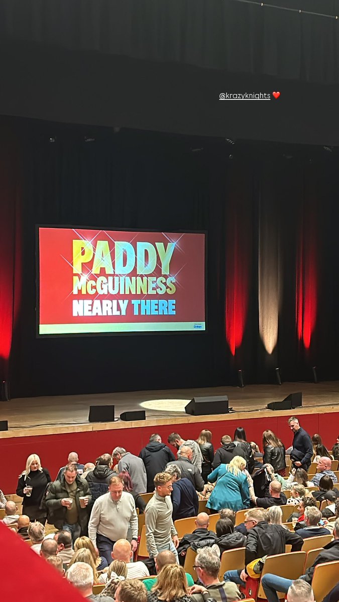 Great night watching <a href="/PaddyMcGuinness/">Paddy McGuinness ❤️</a> at <a href="/demontforthall/">De Montfort Hall</a> … so funny 🤣💦