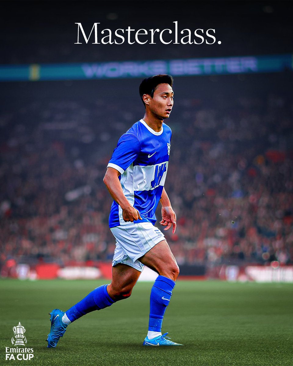 Another Paik Seung-ho masterclass for <a href="/BCFC/">Birmingham City FC</a> today 🇰🇷

#EmiratesFACup