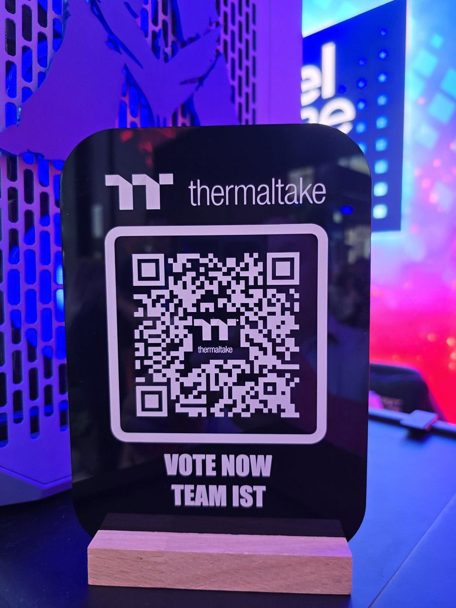 Samarlian's tweet photo. Voting is live scan the bar code in the picture select the discussion tab then select TEAM IST

@Thermaltake_UK_
@ThermaltakeInc
@ScanComputers
@IntelUK
@ASUSUK
@ZOTAC_UK
@NVIDIAGeForceUK

#Thermaltake #vote #Vote2Win #thefinals #pcmodding #avatar #avatarthewayofwater  #neytiri https://t.co/2XSZosVf78