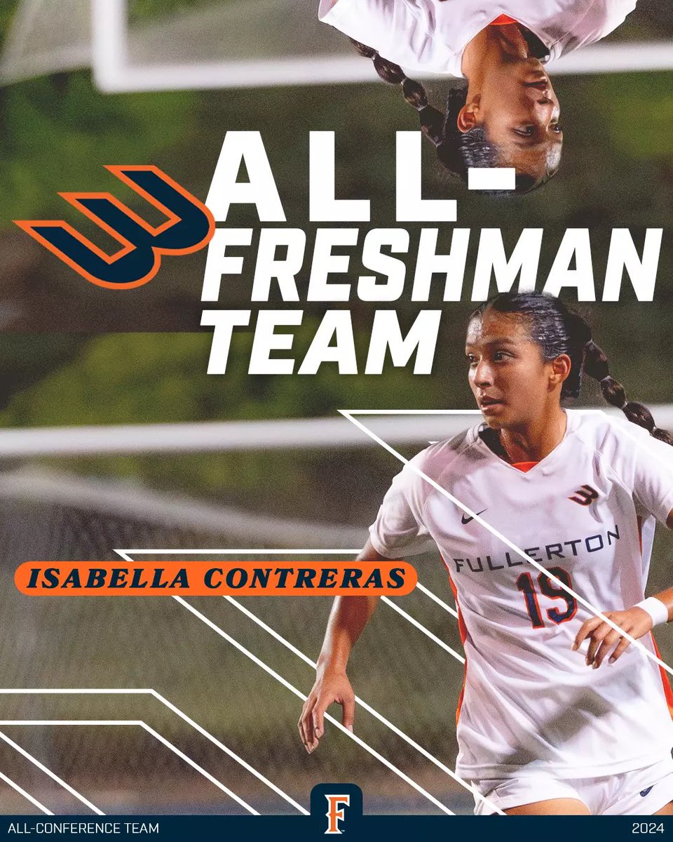 👏Congrats to Isabella Contreras being named to the Big West All-Freshman Team.  It’s wonderful to see her get this honor!  She has had a wonderful freshman season being an important part of the Titan defense.  Yay Isabella!🙌
