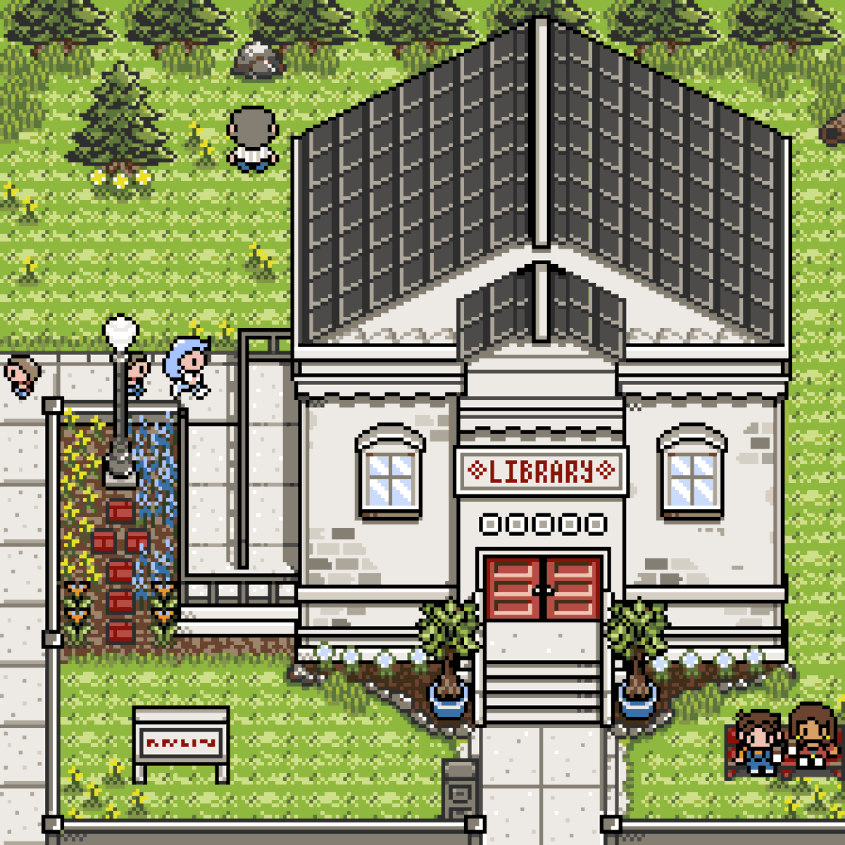 LoamBrownGames's tweet photo. Hey everyone, these are some stills from my game, "A Town with No Name". It's a (small) open-world mystery game, that I'm modeling after the old-school Pokémon graphics. Anyway, nice to meet you whoever you are.
#PixelArt #CozyGames #PuzzleGames https://t.co/xSRjOSbEj1