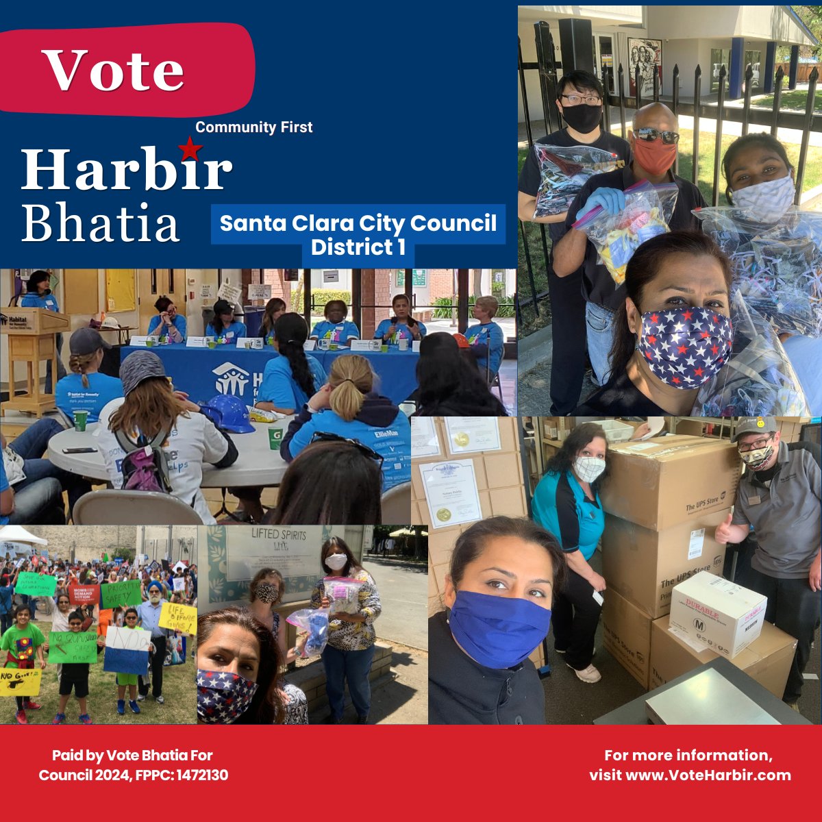 hkbhatia's tweet photo. Harbir's innovative mindset has led to impactful initiatives like the #SantaClara #Community Coalition during COVID-19 &amp; the Oonee Media Lounge for #entrepreneurs. She doesn't wait for #solutions- she creates them!👉Harbir is the #rightchoice: https://t.co/e3ikL3Di4k #VoteHarbir https://t.co/aAFYOvt9MM