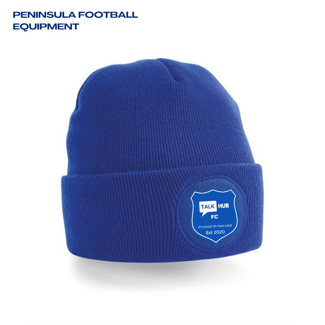 TALKHUB_'s tweet photo. TALKHUB winter hats 🥶
We are putting an order in for some hats very soon. Can either have our football crest or our normal logo on the front. £8 each and all profits go back in to the group. 
If you’d like one let us know 💙 https://t.co/jUNwciCSzm
