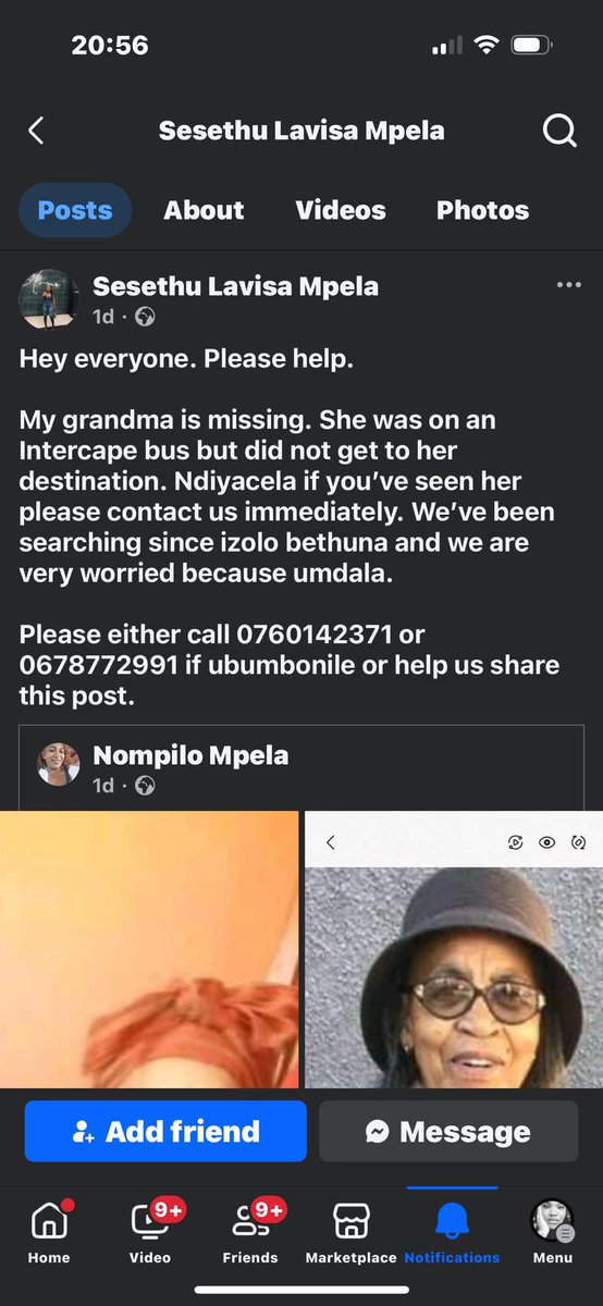 Amanda_Ncaphayi's tweet image. @IntercapeBus How are you helping to find the Grandmother that never made it to her destination and was on your bus to Pretoria??? Guys this is not right , you can’t just give the family no help at all haiboo #MISSINGPERSON #Intercape