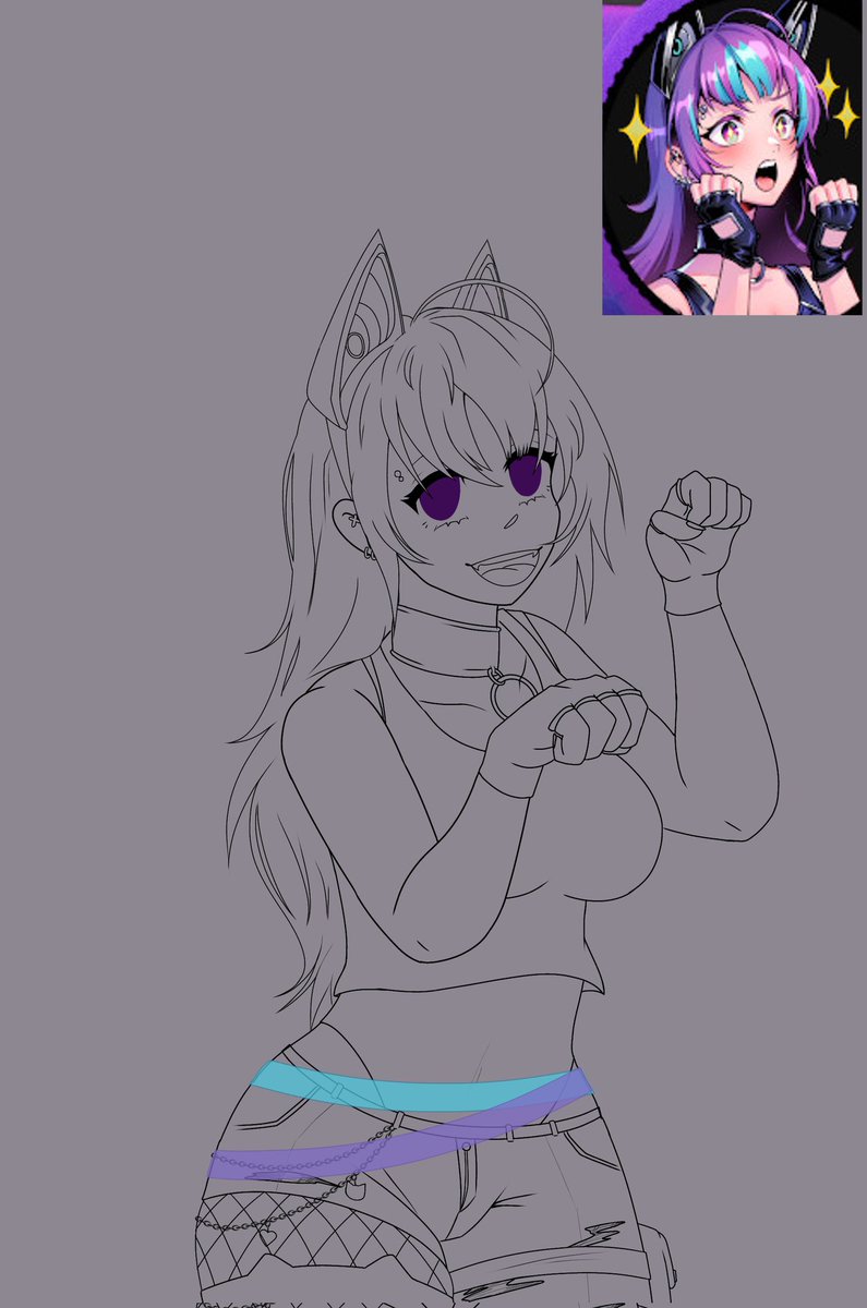 triggerhappy653's tweet photo. Gradient shading style com for anon! (again tysm)
♡
Drawing of the anime girl on the vanguard gun (last pic)
♡
 #art #myart #digitalart #digitaldrawing #digitalillustration_ #digitalartist #anime #animegirl #animedj #neko #nekogirl #nekoheadphones #cyberpunk #cod #codvanguard https://t.co/Fx2zuEPrIH