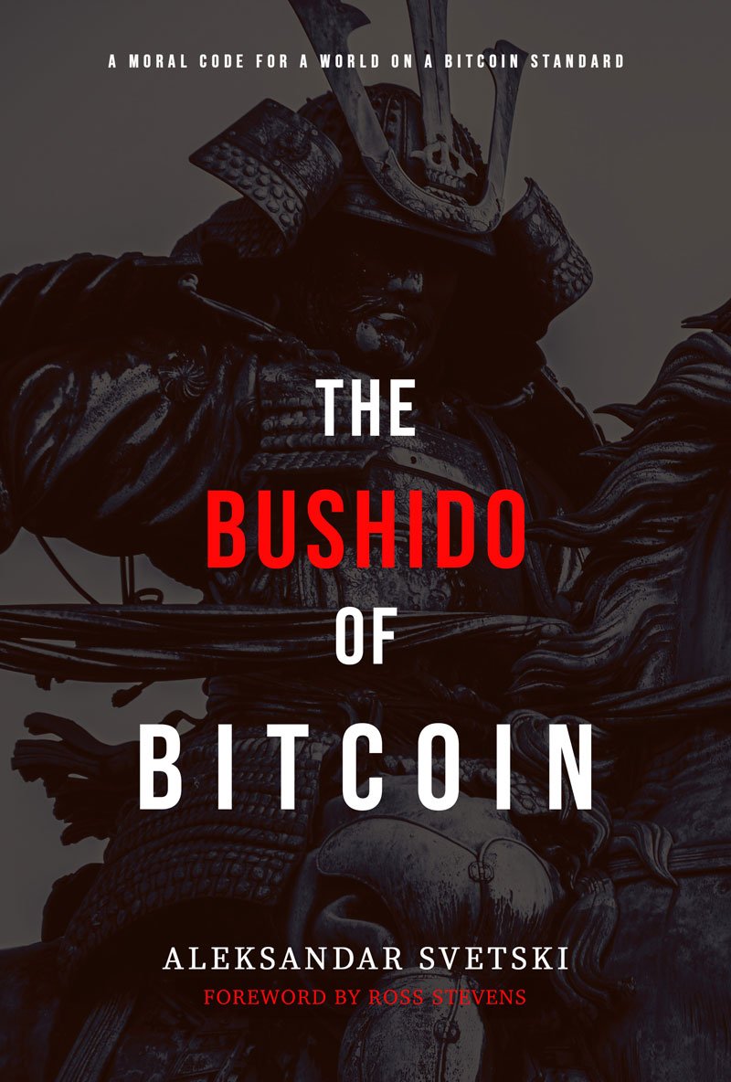 Acabei de ler o livro The Bushido of Bitcoin, do @SvetskiWrites, e é  magnífico. Um livro que definitivamente não é pra qualquer um, nem mesmo  para qualquer um na nossa bolha do