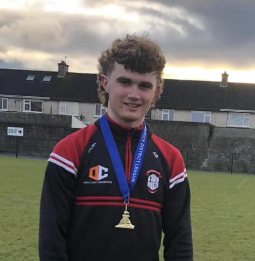 Holycross_afc's tweet photo. Congratulations to Alex Burchill for making the Oscar Traynor youth squad this year for Limerick District, great to see our club represented. https://t.co/wv1fjnZm59