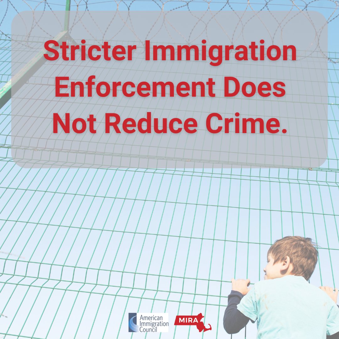 MIRACoalition's tweet image. Some politicians keep peddling old, tired myths, this time of a “migrant crime surge” among recently arrived immigrants. Report: Debunking the myths of immigration and crime: ow.ly/iVgR50TSSiJ #mira #debunking #myths #immigration #crime #research @immcouncil