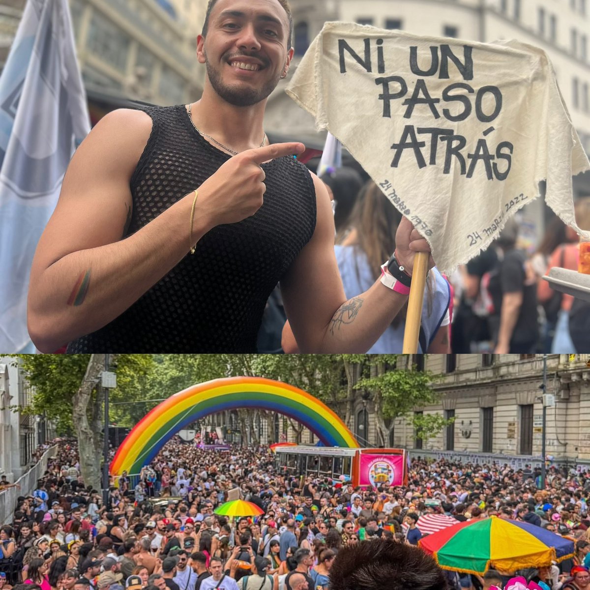 FedeaSacchi's tweet photo. 🌈 Cerramos la Marcha del Orgullo Federal XXXIII. Este año, desde otro lugar, reafirmé que el amor y la lucha colectiva son nuestra mayor fuerza. 
Esto recién empieza. 🫶🏽💜@MarchaOrgulloAR 

#OrgulloFederal #AmorEsResistencia #Marchaorgullo #🏳️‍🌈 https://t.co/zwjMrZDAg3