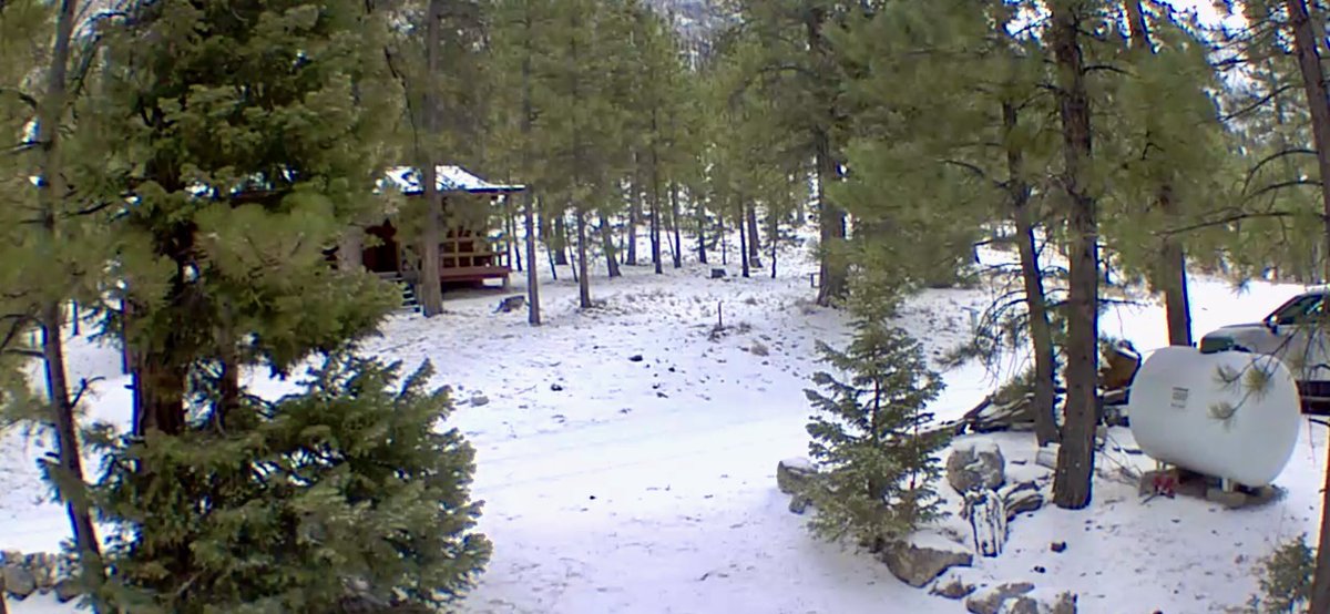 Well we got a small bit of snow this morning…