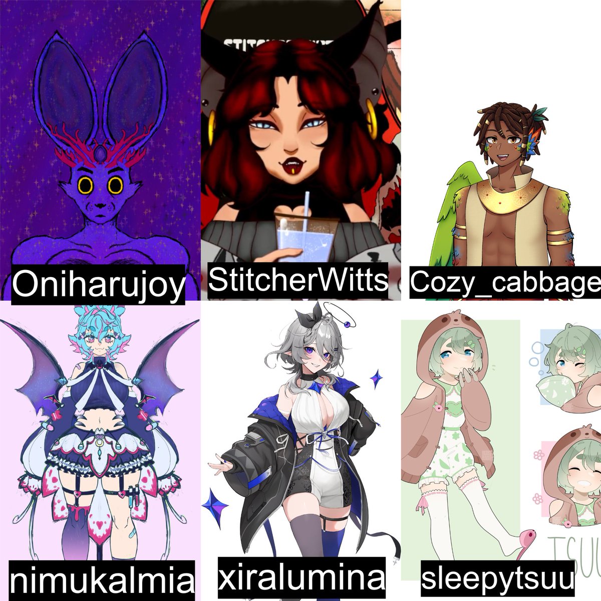 lilbappleseed's tweet photo. Anyone feeling sleepy? No? Just these VTubers?
These VTubers are "Most Likely To Fall Asleep on Stream"

@OniharuJoy_ttv 
@KittyMamaVT 
@Cozy_Cabbage 
@nimu_kalmia
@xiralumina 
@sleepytsuu https://t.co/A5K74s4p8g