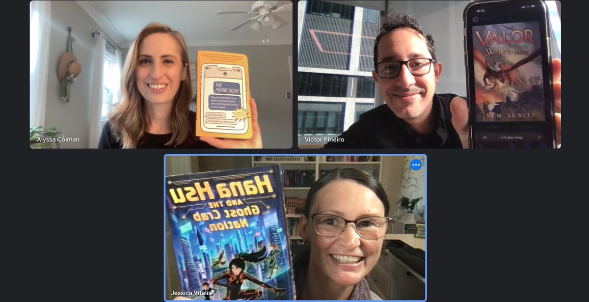 Another fantastic free school visit in the books with the MG Authorcade crew visiting <a href="/busymom_74/">Therese Hubbell 🍎💙💛📚📓</a>'s ELA students!