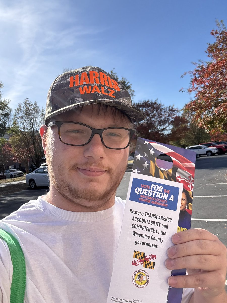 The 49ers are on bye today, so the only thing to do is knock on doors until sunset &amp; remind people that TUESDAY is #ElectionDay! 

If you haven’t registered, you can still register on Election Day at your local polling place. Just bring your Maryland-issued photo ID

#WinWicomico