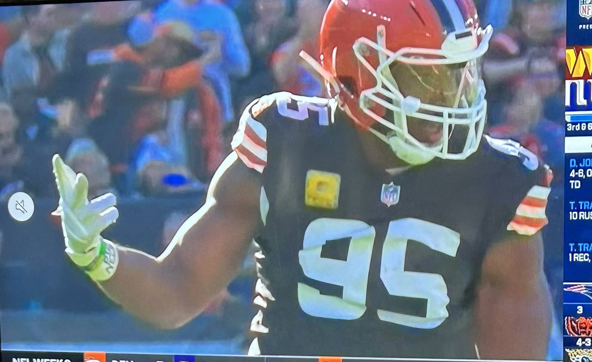 Myles Garrett with a triple sack!