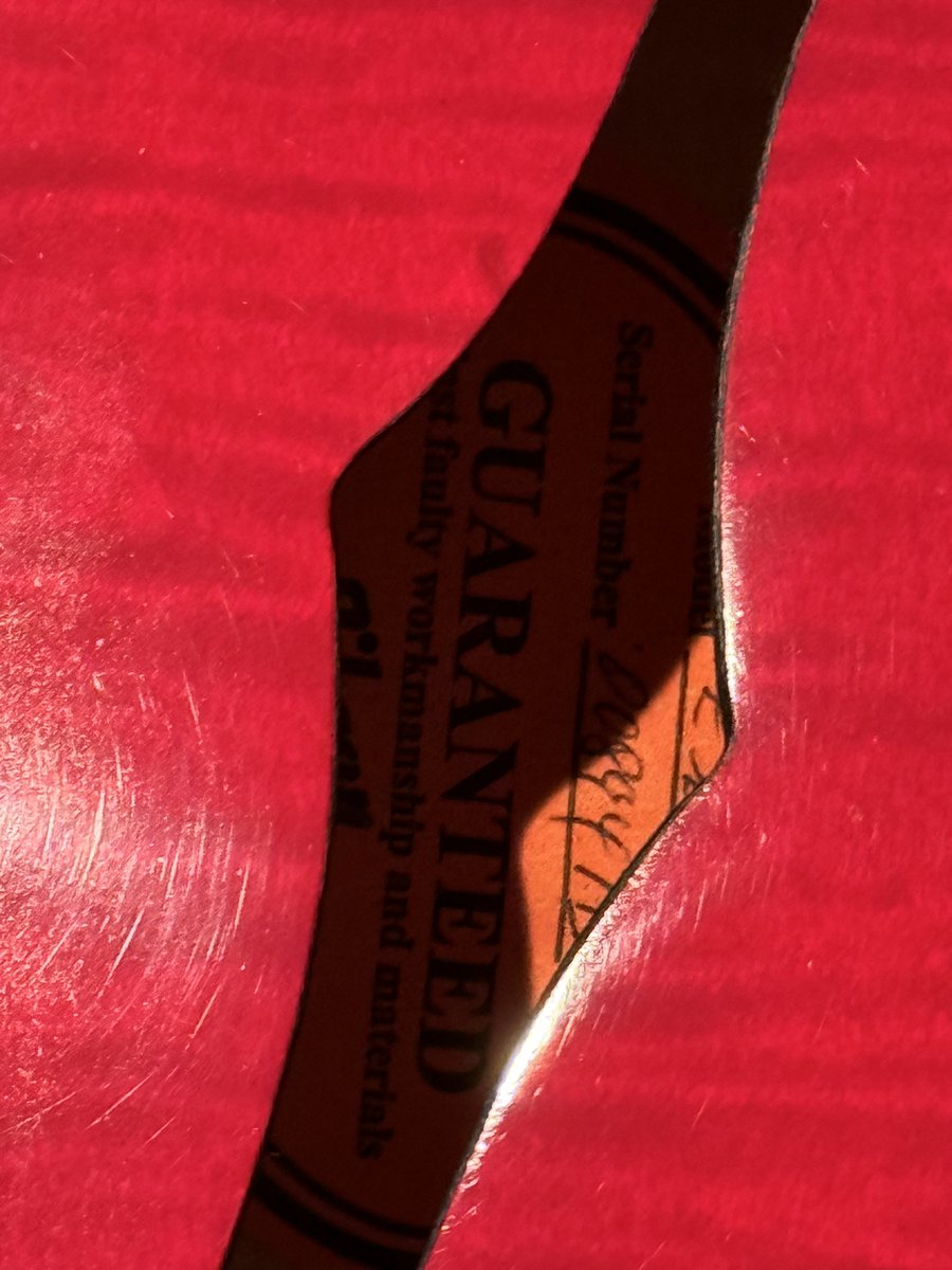 OllieGoddardGsy's tweet photo. I own two red guitars. This is a 2004 @gibsonguitar 335 TDC dot. Might be able to find a pic of my other one but this is my red offering!
#AlphabetChallenge #WeekRforRed https://t.co/RYsxsXqM4W