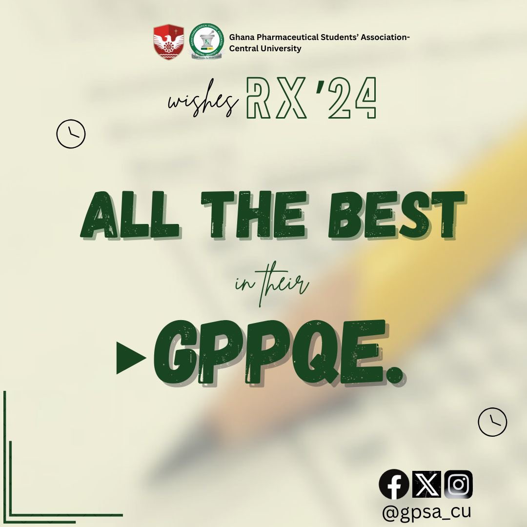 vicdoris's tweet photo. Believe in yourself and stay focused. Wishing you flying colors on your GPPQE, Rx24 candidates, stay motivated, stay driven, and achieve
 greatness!

#success
 
POWERED BY PUBLIC RELATIONS OFFICE https://t.co/2zdeL1oeWk